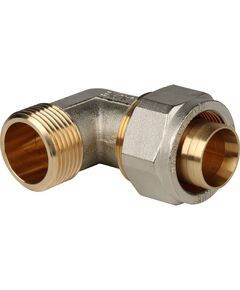 Купить SFS-0006-000132 STOUT Угольник с н/р 32xR 1" для металлопластиковых труб винтовой (sfs-0006-000132) по цене 1740 руб., в Санкт-Петебруге в интернет магазине 100-Систем, а также дургие товары STOUT из раздела Обжим и Фитинги Stout