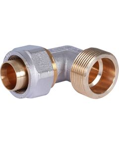 Купить SFS-0006-011432 STOUT Угольник с н/р 32xR 1 1/4" для металлопластиковых труб винтовой (SFS-0006-011432) по цене 1805 руб., в Санкт-Петебруге в интернет магазине 100-Систем, а также дургие товары STOUT из раздела Обжим и Фитинги Stout