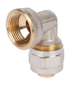 Купить SFS-0007-003420 STOUT Угольник с в/р 20xR 3/4" для металлопластиковых труб винтовой (SFS-0007-003420) по цене 664 руб., в Санкт-Петебруге в интернет магазине 100-Систем, а также дургие товары STOUT из раздела Обжим и Фитинги Stout