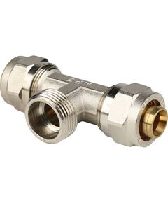Купить SFS-0011-003420 STOUT Тройник с н/р 20xR 3/4" для металлопластиковых труб винтовой (sfs-0011-003420) по цене 1050 руб., в Санкт-Петебруге в интернет магазине 100-Систем, а также дургие товары STOUT из раздела Обжим и Фитинги Stout