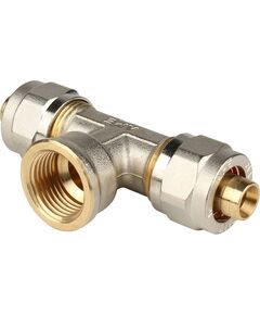 Купить SFS-0012-001216 STOUT Тройник с в/р 16xR 1/2" для металлопластиковых труб винтовой (SFS-0012-001216) по цене 763 руб., в Санкт-Петебруге в интернет магазине 100-Систем, а также дургие товары STOUT из раздела Обжим и Фитинги Stout
