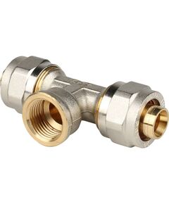 Купить SFS-0012-001220 STOUT Тройник с в/р 20xR 1/2" для металлопластиковых труб винтовой (sfs-0012-001220) по цене 979 руб., в Санкт-Петебруге в интернет магазине 100-Систем, а также дургие товары STOUT из раздела Обжим и Фитинги Stout
