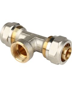 Купить SFS-0012-003426 STOUT Тройник с в/р 26xR 3/4" для металлопластиковых труб винтовой (sfs-0012-003426) по цене 1760 руб., в Санкт-Петебруге в интернет магазине 100-Систем, а также дургие товары STOUT из раздела Обжим и Фитинги Stout