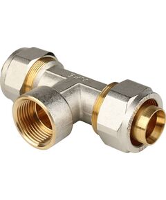 Купить SFS-0012-000132 STOUT Тройник с в/р 32xR 1" для металлопластиковых труб винтовой (sfs-0012-000132) по цене 2813 руб., в Санкт-Петебруге в интернет магазине 100-Систем, а также дургие товары STOUT из раздела Обжим и Фитинги Stout