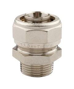Купить Соединение прямое 26*3/4"Н (обжим) (1600010 / 1600n002605) по цене 752 руб., в Санкт-Петебруге в интернет магазине 100-Систем, а также дургие товары  из раздела Обжим Tiemme 26 и Обжим
