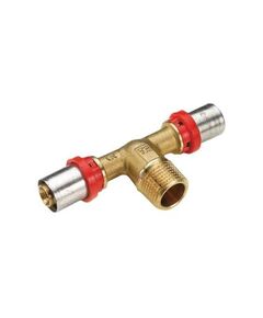 Купить Тройник 16*1/2"Н*16 латунь (пресс) (1650085 / 1658G160416CZ) по цене 1034 руб., в Санкт-Петебруге в интернет магазине 100-Систем, а также дургие товары  из раздела Пресс Tiemme 16 и Пресс