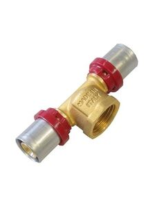 Купить Тройник 16*1/2"В*16 латунь (пресс) (1650031 / 1659G160416CZ) по цене 950 руб., в Санкт-Петебруге в интернет магазине 100-Систем, а также дургие товары  из раздела Пресс Tiemme 16 и Пресс