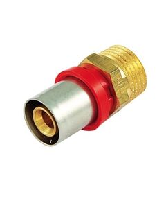 Купить Соединение прямое 16*1/2"Н латунь (пресс) (1650009 / 1650g001604cz) по цене 273 руб., в Санкт-Петебруге в интернет магазине 100-Систем, а также дургие товары  из раздела Пресс Tiemme 16 и Пресс