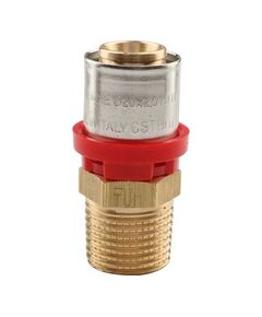 Купить Соединение прямое 20*1/2"Н латунь (пресс) (1650014 / 1650G002004CZ) по цене 331 руб., в Санкт-Петебруге в интернет магазине 100-Систем, а также дургие товары  из раздела Пресс Tiemme 20 и Пресс