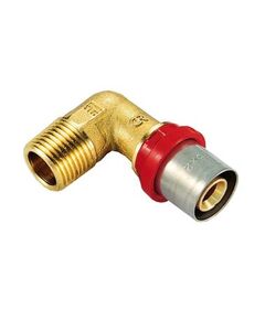 Купить Соединение угловое 26*3/4"Н латунь (пресс) (1650046 / 1654G002605CZ) по цене 873 руб., в Санкт-Петебруге в интернет магазине 100-Систем, а также дургие товары  из раздела Пресс Tiemme 26 и Пресс