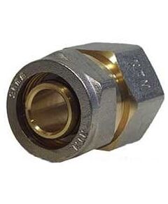 Купить Соединение прямое 16*3/8"В (обжим) (1600069 / 1602N001603) по цене 388 руб., в Санкт-Петебруге в интернет магазине 100-Систем, а также дургие товары  из раздела Обжим Tiemme 16 и Обжим