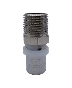 Купить Соединение прямое 16*1/2"Н SN (пресс) (1650393 / 1650sn) по цене 311 руб., в Санкт-Петебруге в интернет магазине 100-Систем, а также дургие товары  из раздела Пресс Tiemme 16 и Пресс
