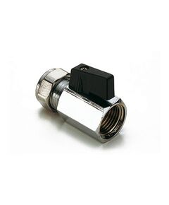Купить Кран 12*1/2"В шаровый обжим (мини) хром (2900039 / 2940c1204czsl) по цене 669 руб., в Санкт-Петебруге в интернет магазине 100-Систем, а также дургие товары  из раздела Обжим 12 и Обжим