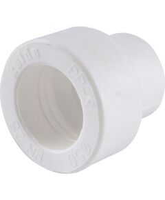 Купить 3212-rdc-502000 Kalde 50x20 Муфта для ППР труб под сварку (цвет белый) (3212-rdc-502000) по цене 13.2 руб., в Санкт-Петебруге в интернет магазине 100-Систем, а также дургие товары  из раздела Фитинги белые полипропиленовые 50 и Трубы и фитинги белые полипропиленовые