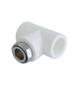 Купить 3222-tut-250c00 Kalde 25х3/4" Тройник с накидной гайкой для ППР труб под сварку (цвет белый) (3222-tut-250c00) по цене 51.7 руб., в Санкт-Петебруге в интернет магазине 100-Систем, а также дургие товары  из раздела Фитинги белые полипропиленовые 25 и Трубы и фитинги белые полипропиленовые