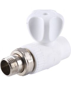 Купить 3242-vlr-200b00 Kalde 20х1/2" Кран шаровой разборный прямой с накидной гайкой для ППР труб под сварку (цвет белый) (3242-vlr-200b00) по цене 690 руб., в Санкт-Петебруге в интернет магазине 100-Систем, а также дургие товары  из раздела Фитинги белые полипропиленовые 20 и Трубы и фитинги белые полипропиленовые