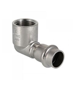 Купить Уголок Valtec пресс 22х3/4" ВР, нерж. сталь (VTI.952.I.002205) по цене 741 руб., в Санкт-Петебруге в интернет магазине 100-Систем, а также дургие товары VALTEC из раздела Фитинги Valtec 22 и Трубы и фитинги Valtec