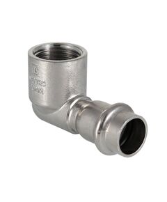 Купить Угольник 90° с вн.р. нерж. сталь 18х3/4" (vti.952.i.001805) по цене 660 руб., в Санкт-Петебруге в интернет магазине 100-Систем, а также дургие товары VALTEC из раздела Фитинги Valtec 18 и Трубы и фитинги Valtec