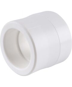 Купить 3212-rdc-110750 Kalde 110х75 Муфта для ППР труб под сварку (цвет белый) (3212-rdc-110750) по цене 95.7 руб., в Санкт-Петебруге в интернет магазине 100-Систем, а также дургие товары  из раздела Фитинги белые полипропиленовые большие диаметры и Трубы и фитинги белые полипропиленовые