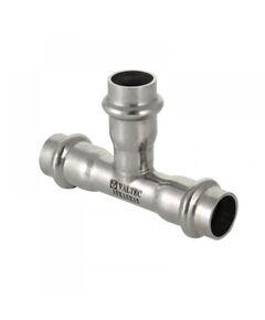 Купить Тройник Valtec пресс 35х22х35, нерж. сталь (vti.931.i.352235) по цене 798 руб., в Санкт-Петебруге в интернет магазине 100-Систем, а также дургие товары VALTEC из раздела Фитинги Valtec  35 и Трубы и фитинги Valtec