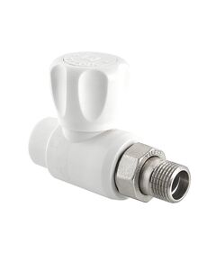 Купить Кран PPR со сгоном прямой 25х3/4" (vtp.717.0.02505) по цене 905 руб., в Санкт-Петебруге в интернет магазине 100-Систем, а также дургие товары VALTEC из раздела Фитинги белые полипропиленовые 25 и Трубы и фитинги белые полипропиленовые