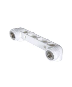 Купить Планка с водорозетками PPR 25х1/2" (VTP.724.0.02504) по цене 394 руб., в Санкт-Петебруге в интернет магазине 100-Систем, а также дургие товары VALTEC из раздела Фитинги белые полипропиленовые 25 и Трубы и фитинги белые полипропиленовые