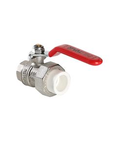 Купить Кран латунный под PPR 32х1 в/р (с полусгоном) (VTP.742.0.03206) по цене 1771 руб., в Санкт-Петебруге в интернет магазине 100-Систем, а также дургие товары VALTEC из раздела Фитинги белые полипропиленовые 32 и Трубы и фитинги белые полипропиленовые