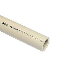 Купить STR090P16X Ekoplastik ППР труба PN16 90x12,5 (4,0м) (STR090P16X) по цене 4233.59 руб., в Санкт-Петебруге в интернет магазине 100-Систем, а также дургие товары EKOPLASTIK из раздела Фитинги серые полипропиленовые большие диаметры и Трубы и фитинги серые полипропиленовые