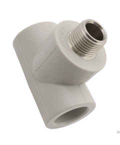 Купить STKE02020X Ekoplastik ППР тройник с наружной металлической резьбой 20х1/2" (STKE02020X) по цене 646.46 руб., в Санкт-Петебруге в интернет магазине 100-Систем, а также дургие товары EKOPLASTIK из раздела Фитинги серые полипропиленовые 20 и Трубы и фитинги серые полипропиленовые