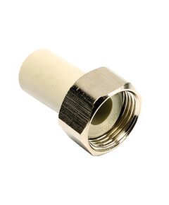 Купить Штуцер с гайкой  Ekoplastik 25x1 PP-R (shm02532xx) по цене 685.73 руб., в Санкт-Петебруге в интернет магазине 100-Систем, а также дургие товары EKOPLASTIK из раздела Фитинги серые полипропиленовые 25 и Трубы и фитинги серые полипропиленовые