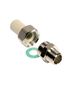 Купить Разборное соединение Ekoplastik НР 25x13/4 PP-R (SSE02525XX) по цене 1667.38 руб., в Санкт-Петебруге в интернет магазине 100-Систем, а также дургие товары EKOPLASTIK из раздела Фитинги серые полипропиленовые 25 и Трубы и фитинги серые полипропиленовые