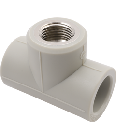 Купить FV PPR Тройник с металл. резьбой наружной 25x1/2" (AA254025012) по цене 386.4 руб., в Санкт-Петебруге в интернет магазине 100-Систем, а также дургие товары FV-Plast из раздела Фитинги серые полипропиленовые 25 и Трубы и фитинги серые полипропиленовые