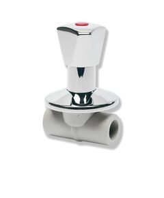 Купить Вентиль проходной LUX под штукатурку Wavin Ekoplastik 25 PP-R (sveplr025x) по цене 5119.95 руб., в Санкт-Петебруге в интернет магазине 100-Систем, а также дургие товары EKOPLASTIK из раздела Фитинги серые полипропиленовые 25 и Трубы и фитинги серые полипропиленовые
