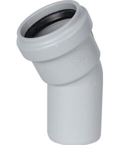 Купить STOUT D 58 х 30° Отвод канализационный бесшумный (skb-0009-005830) по цене 303 руб., в Санкт-Петебруге в интернет магазине 100-Систем, а также дургие товары STOUT из раздела Фитинги шумопоглощающие фановые 50 мм и Шумопоглощающие фановые трубы и фитинги