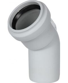 Купить STOUT D 58 х 45° Отвод канализационный бесшумный (skb-0010-005845) по цене 303 руб., в Санкт-Петебруге в интернет магазине 100-Систем, а также дургие товары STOUT из раздела Фитинги шумопоглощающие фановые 50 мм и Шумопоглощающие фановые трубы и фитинги