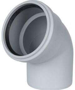 Купить STOUT D 110 х 67° Отвод канализационный бесшумный (SKB-0011-011067) по цене 906 руб., в Санкт-Петебруге в интернет магазине 100-Систем, а также дургие товары STOUT из раздела Фитинги шумопоглощающие фановые 110 мм и Шумопоглощающие фановые трубы и фитинги