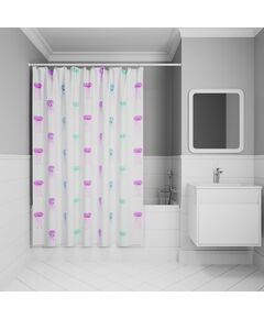 Купить Штора для ванной, 200x180 см, Полиэстер, IDDIS, BO03P18i11 (BO03P18I11) по цене 700 руб., в Санкт-Петебруге в интернет магазине 100-Систем, а также дургие товары IDDIS из раздела Шторки для ванной и Карнизы Шторки Коврики