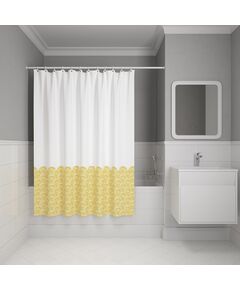 Купить Штора для ванной, 200x180 см, Полиэстер, желтый, IDDIS, BW02P18i11 (BW02P18I11) по цене 700 руб., в Санкт-Петебруге в интернет магазине 100-Систем, а также дургие товары IDDIS из раздела Шторки для ванной и Карнизы Шторки Коврики