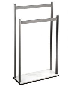 Купить Стойка для полотенец WONZON & WOGHAND, Темный графит (WW-V4901-GM) (ww-v4901-gm) по цене 32731 руб., в Санкт-Петебруге в интернет магазине 100-Систем, а также дургие товары WONZON & WOGHAND из раздела Комбинированные стойки держатели и Аксессуары для ванной комнаты