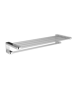 Купить Полотенцедержатель с полкой WONZON & WOGHAND, Хром (WW-V3902-CR) (ww-v3902-cr) по цене 22243 руб., в Санкт-Петебруге в интернет магазине 100-Систем, а также дургие товары WONZON & WOGHAND из раздела Полки для полотенец и Полотенцедержатели
