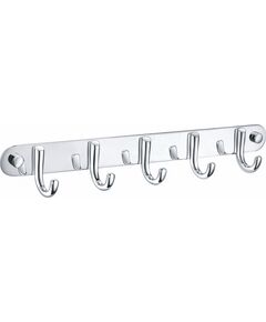 Купить Вешалка с 5 крючками для ванной WONZON & WOGHAND, Хром (WW-9384-5) (ww-9384-5) по цене 4003 руб., в Санкт-Петебруге в интернет магазине 100-Систем, а также дургие товары WONZON & WOGHAND из раздела Крючки (вешалки) и Аксессуары для ванной комнаты