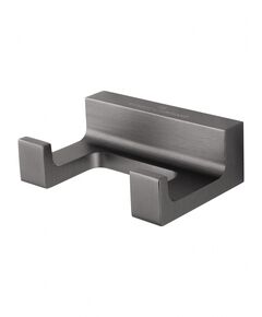 Купить Двойной крючок для ванной WONZON & WOGHAND ECLIPSE, Темный графит (WW-9125-GM) (ww-9125-gm) по цене 1932 руб., в Санкт-Петебруге в интернет магазине 100-Систем, а также дургие товары WONZON & WOGHAND из раздела Крючки (вешалки) и Аксессуары для ванной комнаты