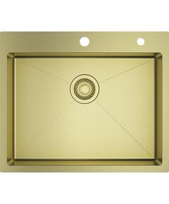 Купить Мойка кухонная Raglo R701.6050.03 золотой сатин (r701.6050.03) по цене 24168 руб., в Санкт-Петебруге в интернет магазине 100-Систем, а также дургие товары Raglo из раздела Врезные мойки и Кухонные мойки