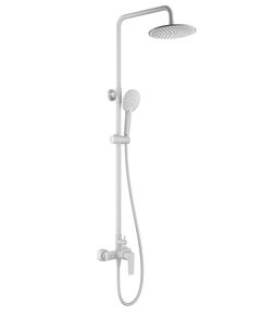 Купить Душевая система WONZON & WOGHAND Blend, Белый матовый (WW-A30103-MW) (ww-a30103-mw) по цене 21924 руб., в Санкт-Петебруге в интернет магазине 100-Систем, а также дургие товары WONZON & WOGHAND из раздела Душевые стойки и Душевые стойки, системы, панели, гарнитуры
