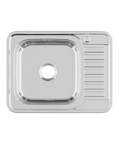Купить Кухонная мойка Iddis Basic 65 BAS65PLi77 Полированный хром (bas65pli77) по цене 4590 руб., в Санкт-Петебруге в интернет магазине 100-Систем, а также дургие товары IDDIS из раздела Накладные мойки и Кухонные мойки