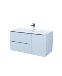 Купить Тумба с умывальником, подвесная, 100 см,голубой, Edifice, IDDIS, EDI10B0i95K подходит умыв. 0101000i28 (edi10b0i95k) по цене 24000 руб., в Санкт-Петебруге в интернет магазине 100-Систем, а также дургие товары IDDIS из раздела Тумбы с умывальником и Мебель для ванной комнаты