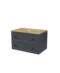 Купить Тумба подвесная, со столешницей, 80 см, темно-серый, Torr, IDDIS, TOR80DBi95K (TOR80DBI95K) по цене 26440 руб., в Санкт-Петебруге в интернет магазине 100-Систем, а также дургие товары IDDIS из раздела Тумбы под раковину и Мебель для ванной комнаты