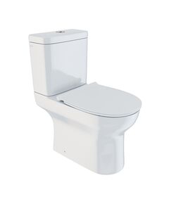 Купить Унитаз-компакт Iddis Drum DRU2DSEi24 безободковый. с сидением микролифт (dru2dsei24) по цене 20990 руб., в Санкт-Петебруге в интернет магазине 100-Систем, а также дургие товары IDDIS из раздела Горизонтальный выпуск и Унитазы-компакт с бачком