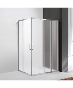Купить Душевой уголок CEZARES MOLVENO-AH-21-100+30-P-Cr (molveno-ah-21-100+30-p-cr) по цене 61900 руб., в Санкт-Петебруге в интернет магазине 100-Систем, а также дургие товары CEZARES из раздела Душевые ограждения и Душевые кабины и ограждения