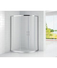 Купить Душевой уголок Cezares Eco RH-2 100х80 профиль Хром стекло рифленое (eco-o-rh-2-100/80-p-cr) по цене 41800 руб., в Санкт-Петебруге в интернет магазине 100-Систем, а также дургие товары CEZARES из раздела Душевые ограждения и Душевые кабины и ограждения